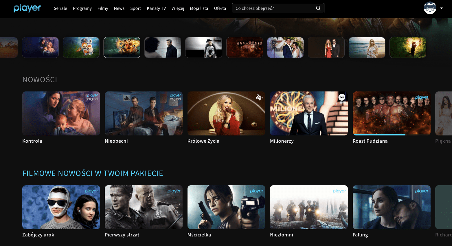 Nowości Player - filmy i seriale